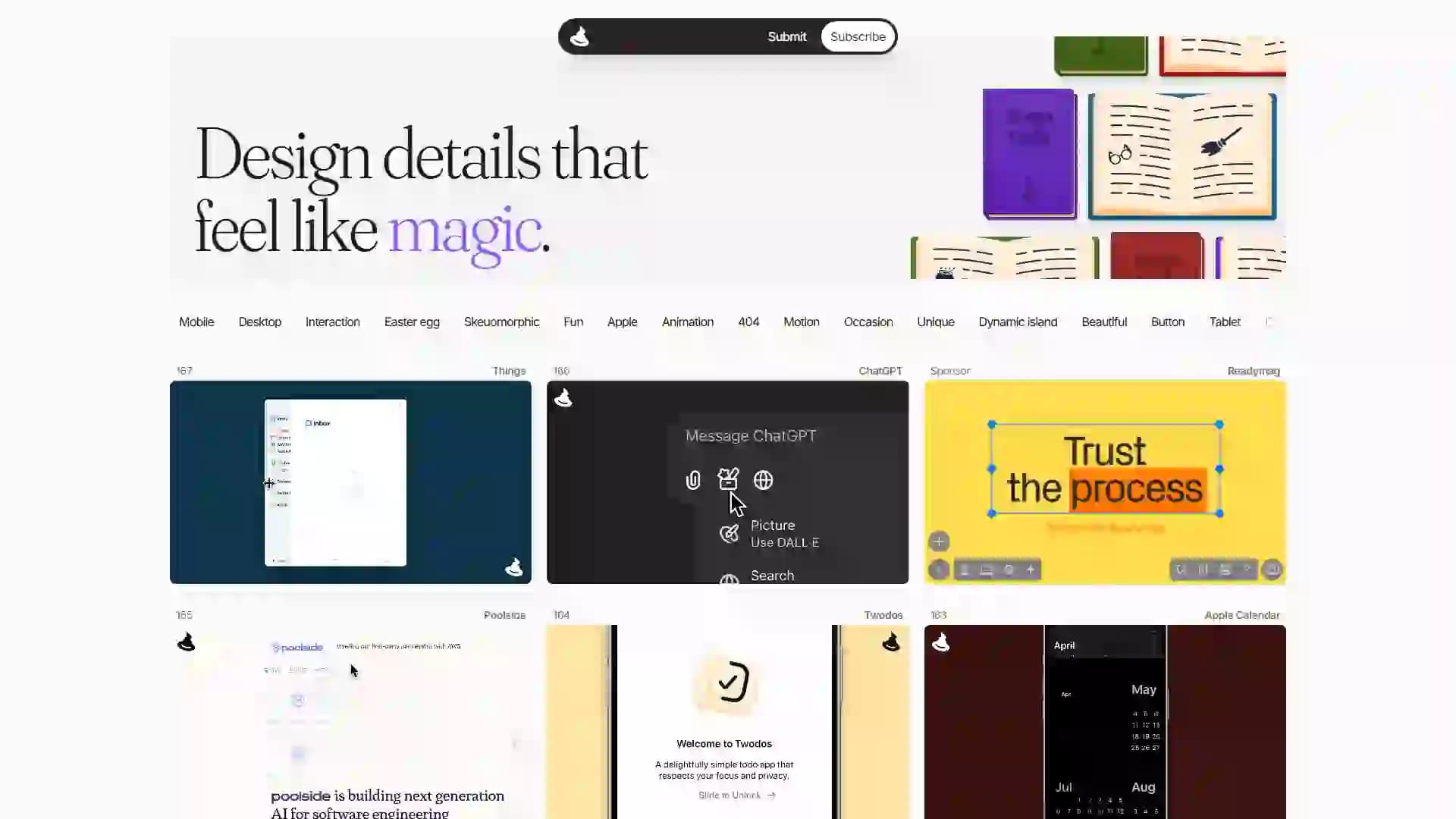 DesignSpells-Design Inspiration | High-Quality Design Cases