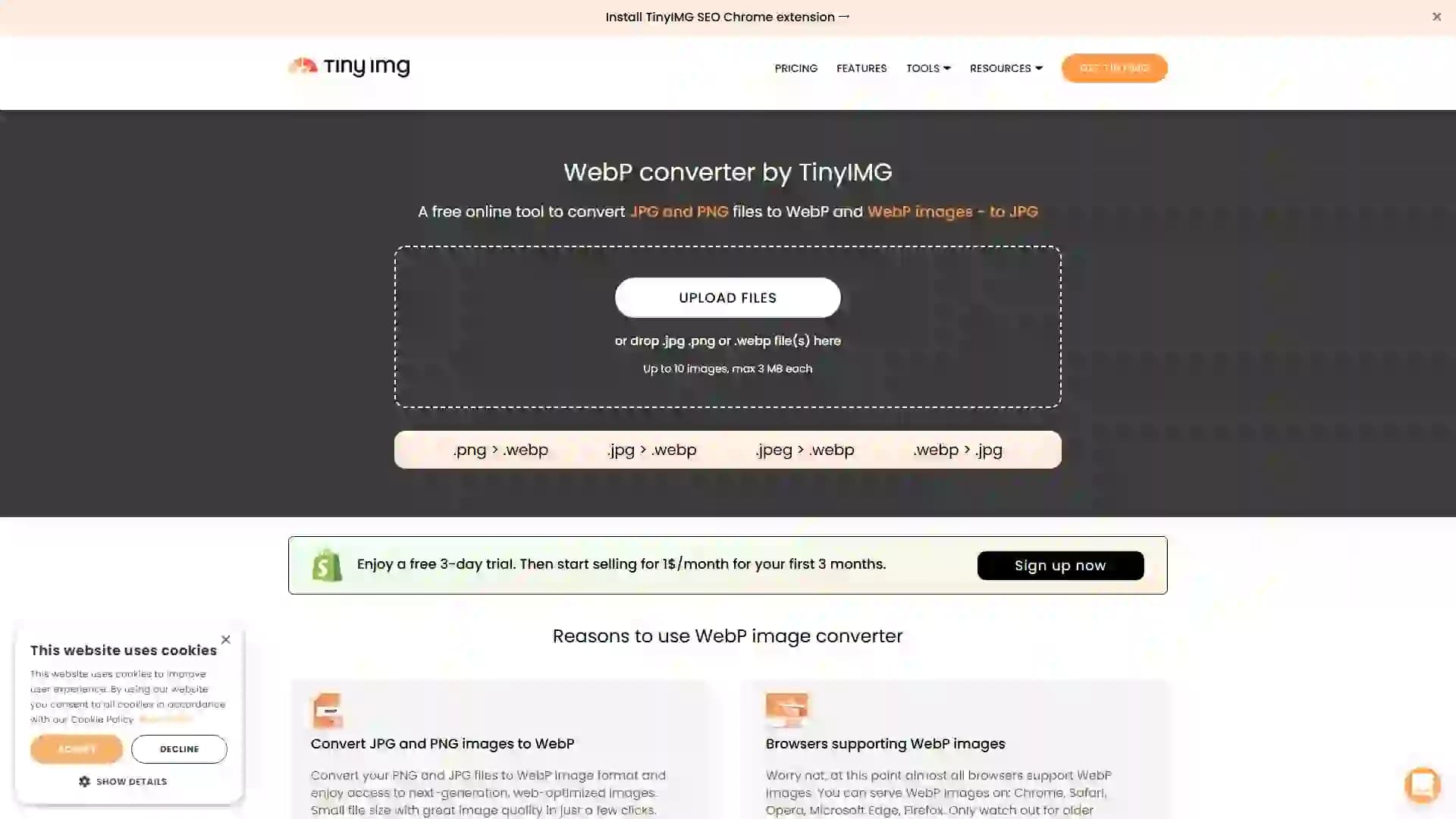 Tiny-Img-Image Compression & WebP Conversion | Fast Web Optimization